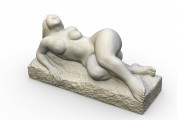 3D-Visualisierung Skulptur "Beate" von Walter Sachs
