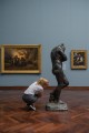 Die Plastik EVA von A. Rodin in der Ausstellung im Städel Museum. Planung der 3D-Digitalisierung. (Foto: Candy Welz)