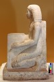Skulptur – Grabstatue des Raia (nach der partiell erfolgten chemischen Reinigung)