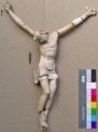 Epitaph des Heinrich von Bünau – Kruzifix, Korpus Christi im Vorzustand